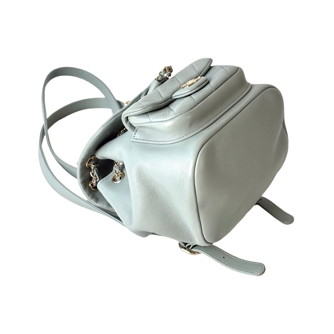 Chanel Duma Backpack Light Blue Bag
