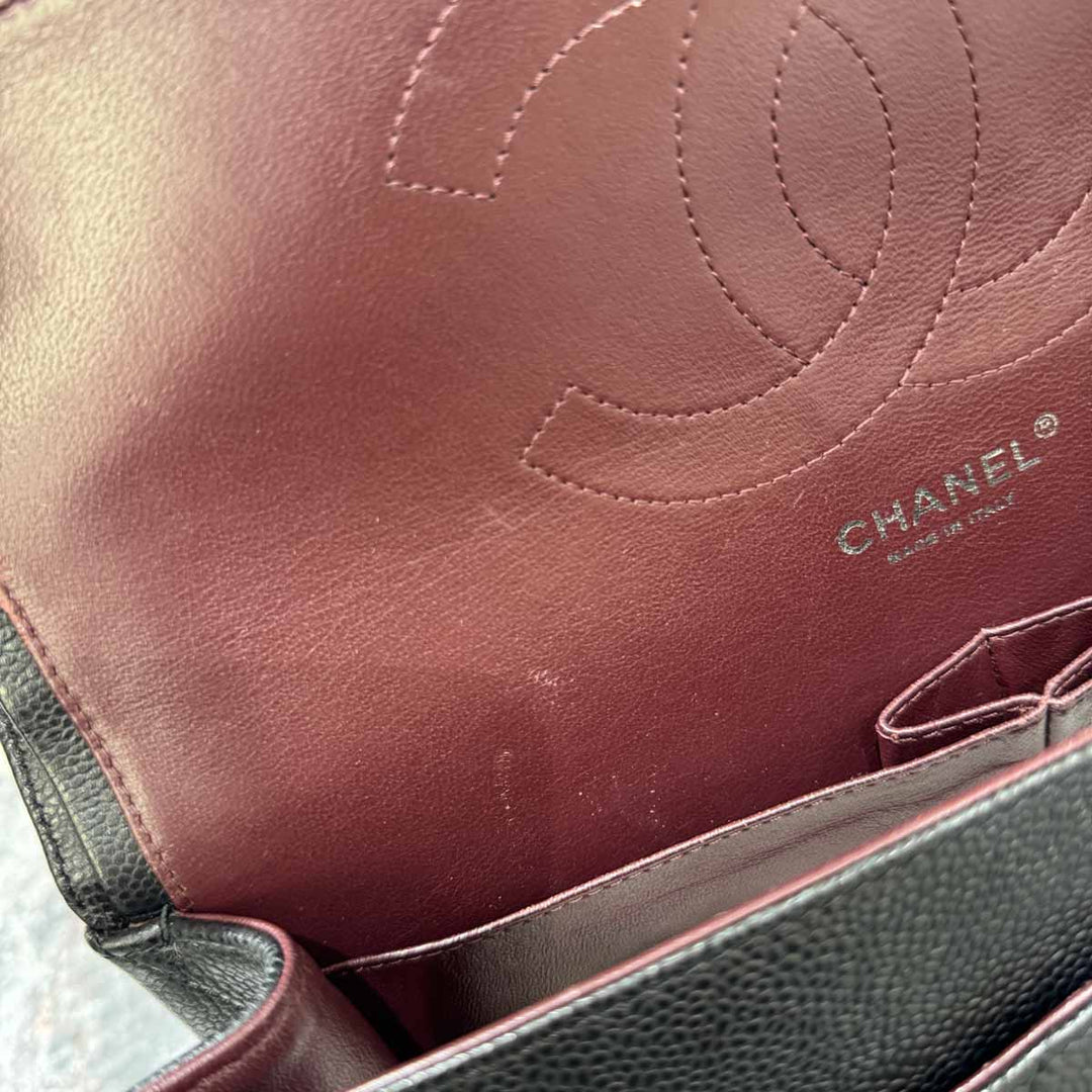 Chanel Black Classic Flap Jumbo Bag