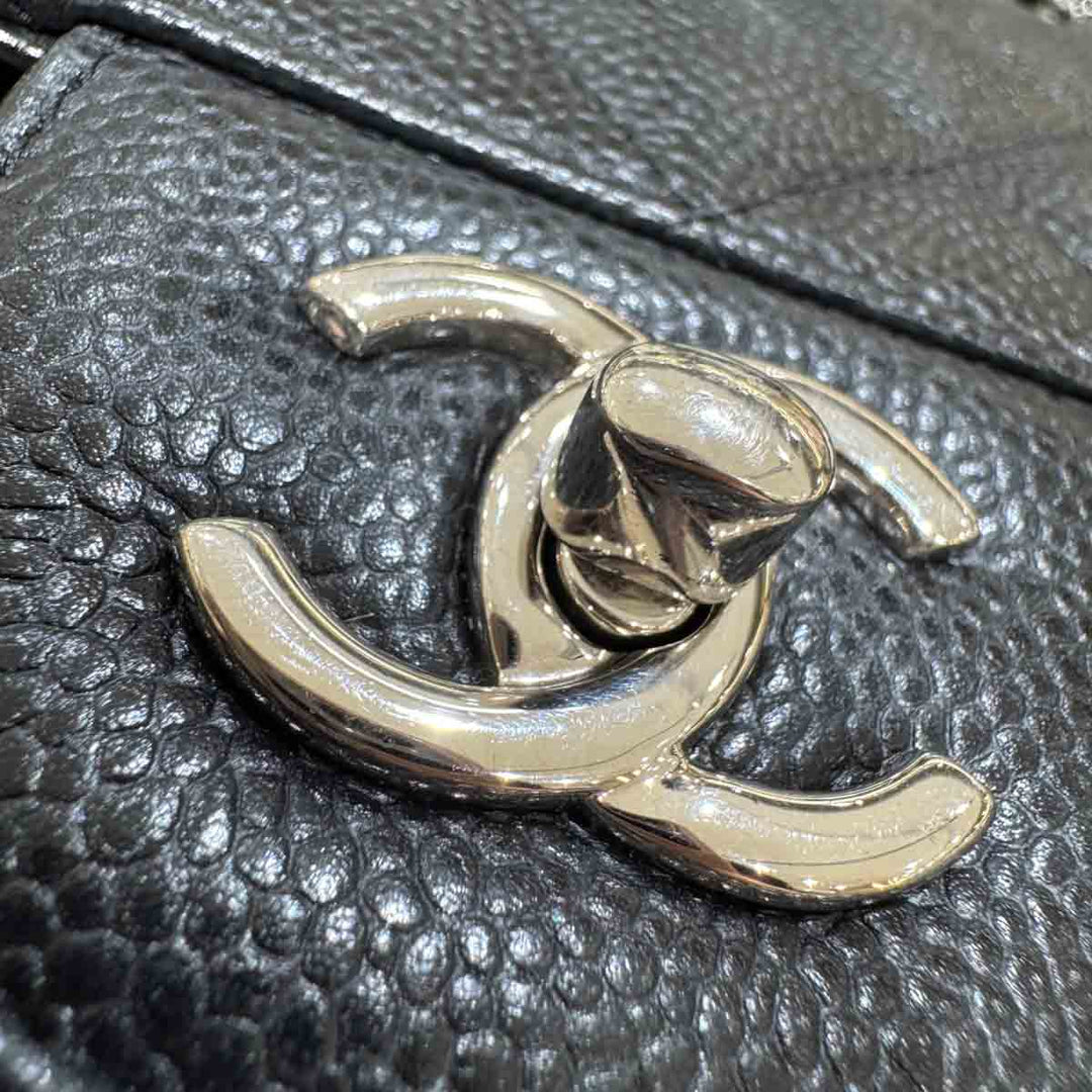 Chanel Black Classic Flap Jumbo Bag