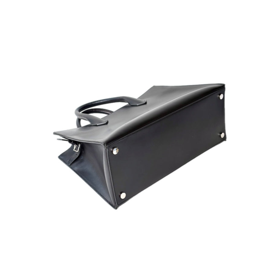 Balenciaga Black Padlock Tote Bag