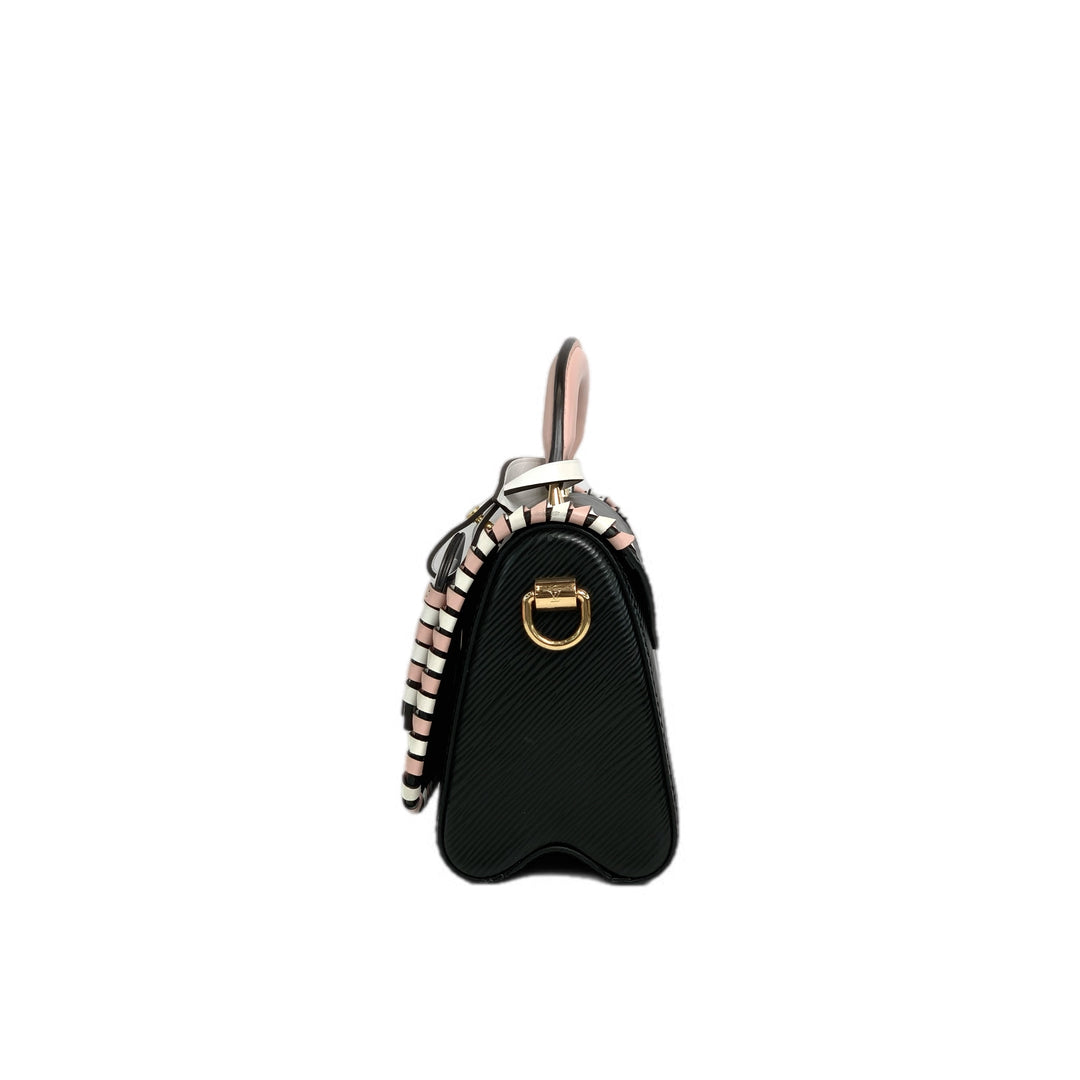 Louis Vuitton Epi Twist Pink/Black Handle PM 19cm