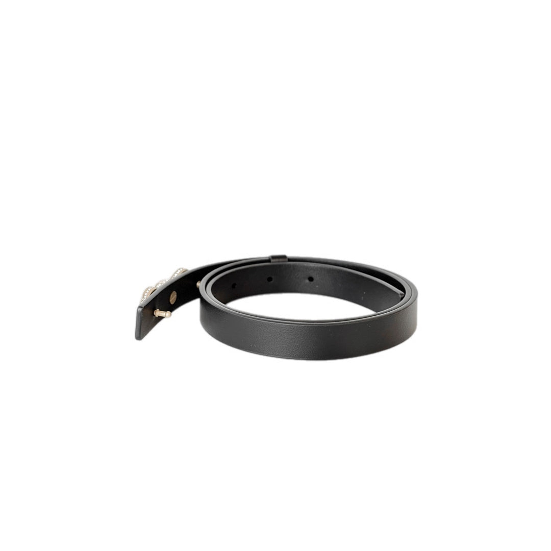 Dior Accessiores Belt With Crystal Bow 70cm