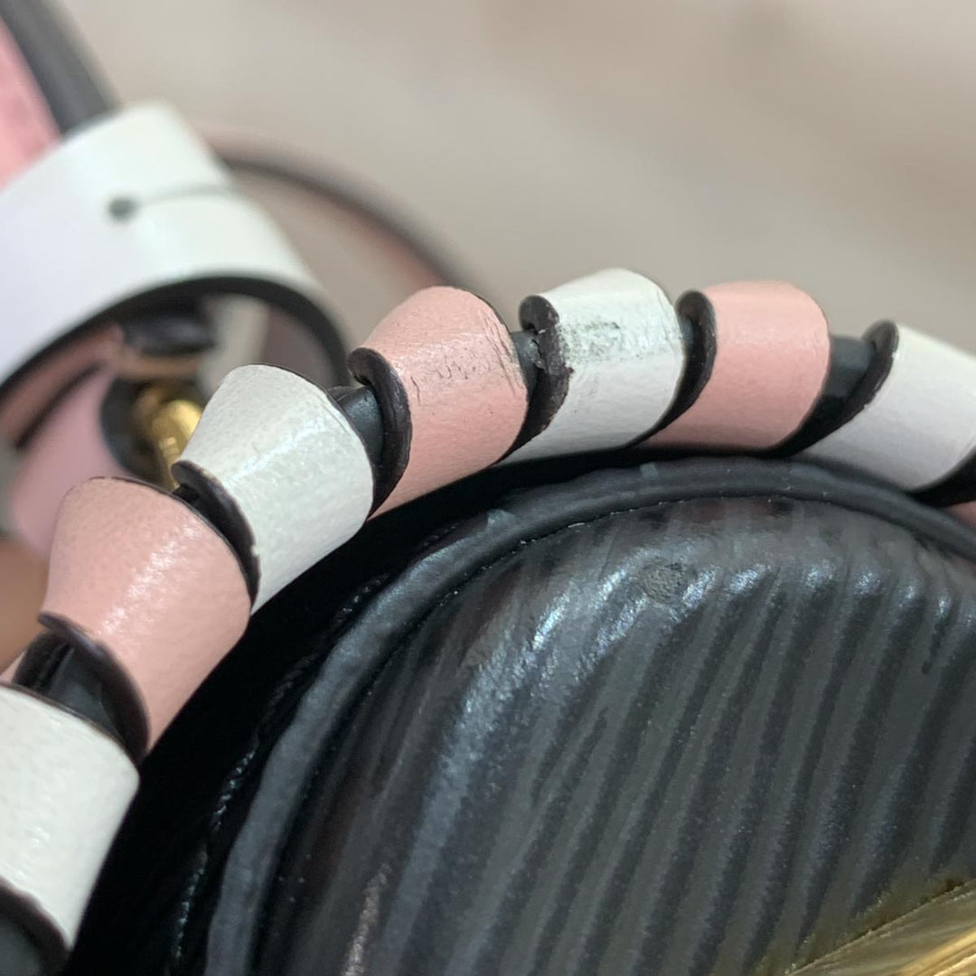 Louis Vuitton Epi Twist Pink/Black Handle PM 19cm