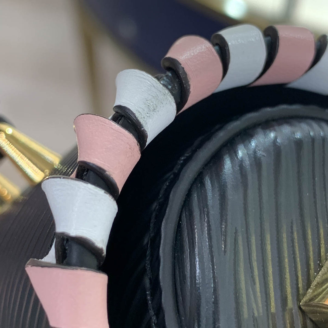 Louis Vuitton Epi Twist Pink/Black Handle PM 19cm