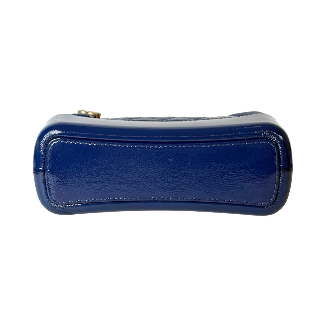 Chanel Gabrielle Medium Blue Calfskin Bag