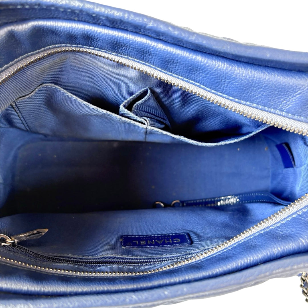 Chanel Gabrielle Medium Blue Calfskin Bag
