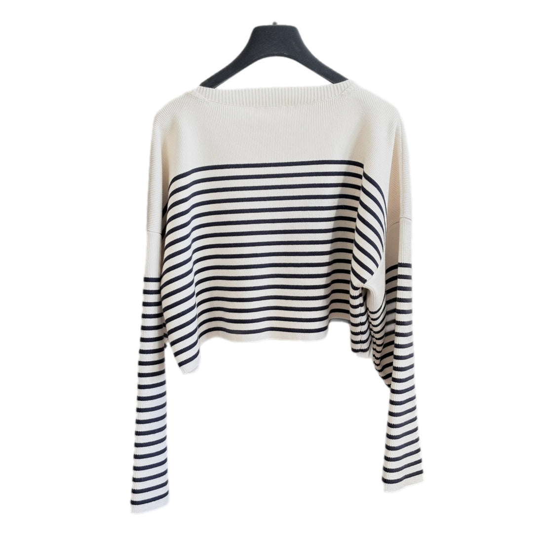 Celine Striped Cotton Jumper #S
