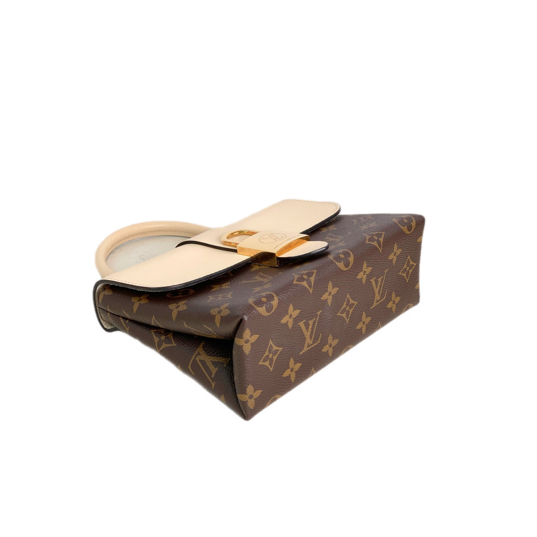 Louis Vuitton White/Monogram Locky BB Bag
