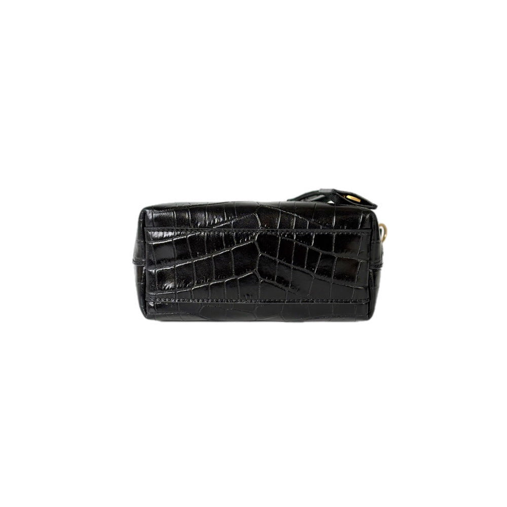 Saint Laurent Toy Shopping Tote Bag Croc-Embossed