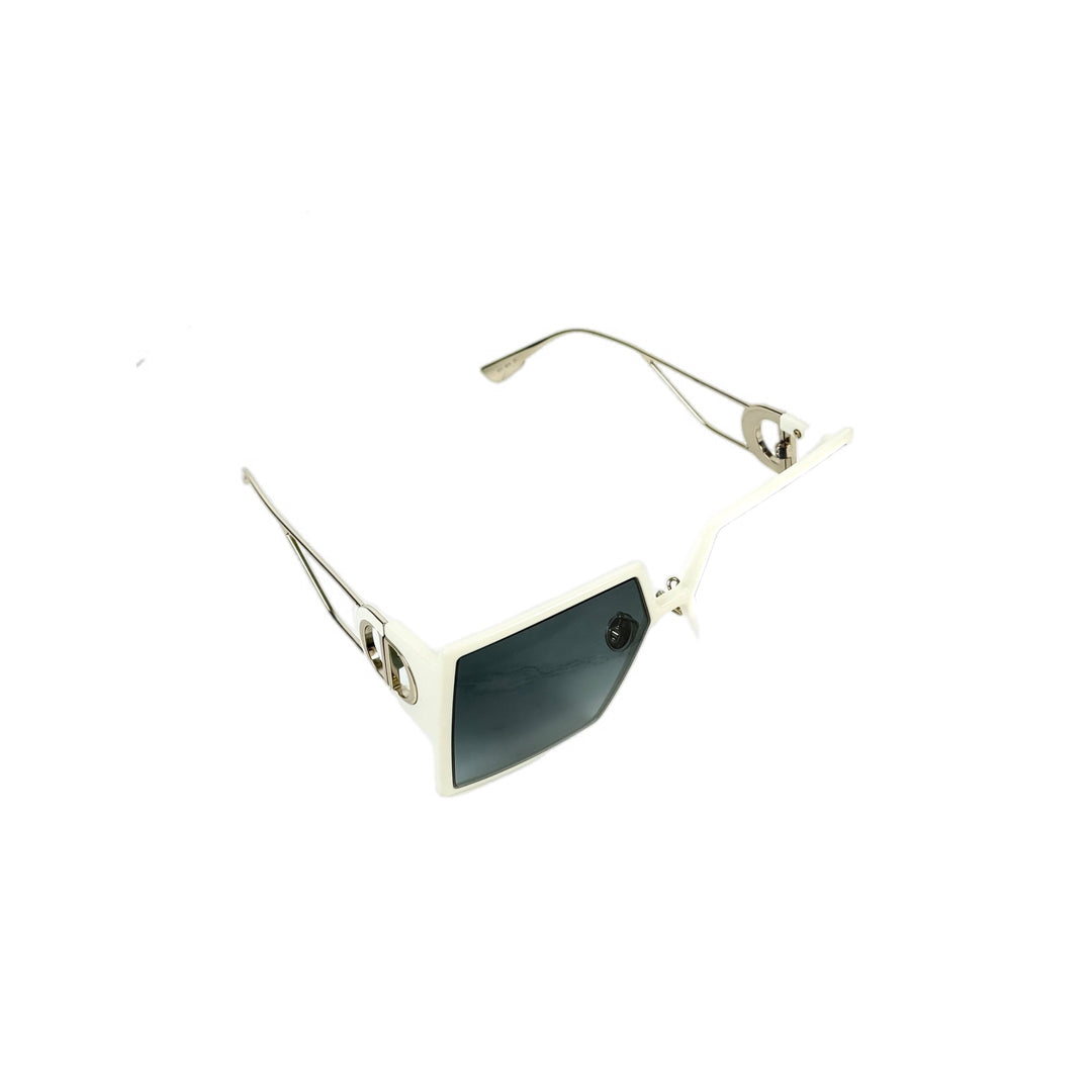 Dior White Square Sunglasses