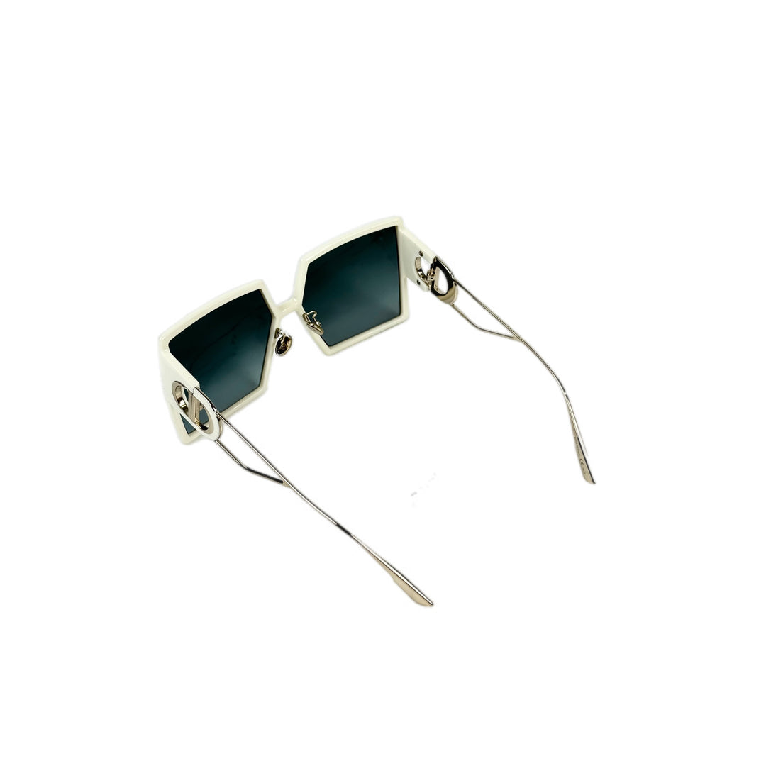 Dior White Square Sunglasses