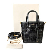 Saint Laurent Toy Shopping Tote Bag Croc-Embossed