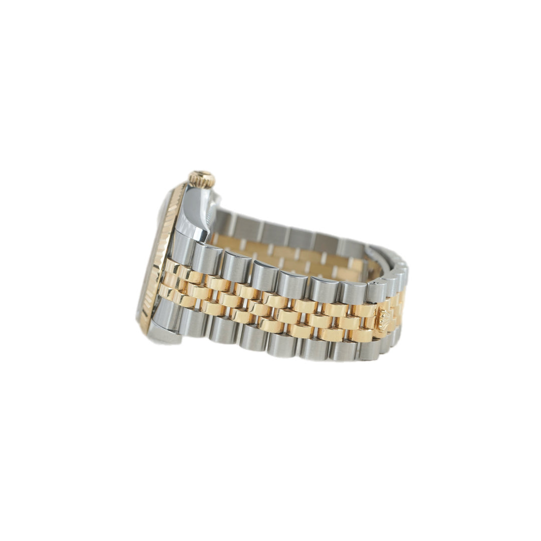 Rolex Datejust 36mm Two-Tone Yellow Gold Diamond Auto Watch