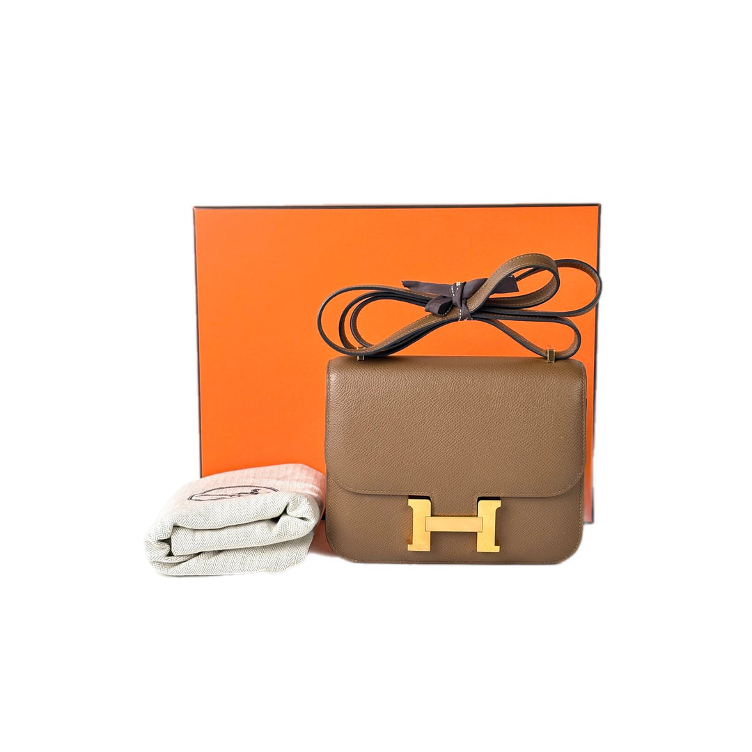 Hermes Constance Mini Bag Epsom Alezan