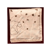 Cartier Silk Scarf Panther 45cm
