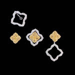 Yellow Diamond Cushion Three Way Earring 18K White Gold - Jiaxyk