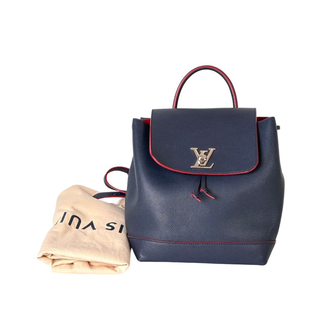 Louis Vuitton Lockme Navy Backpack Bag