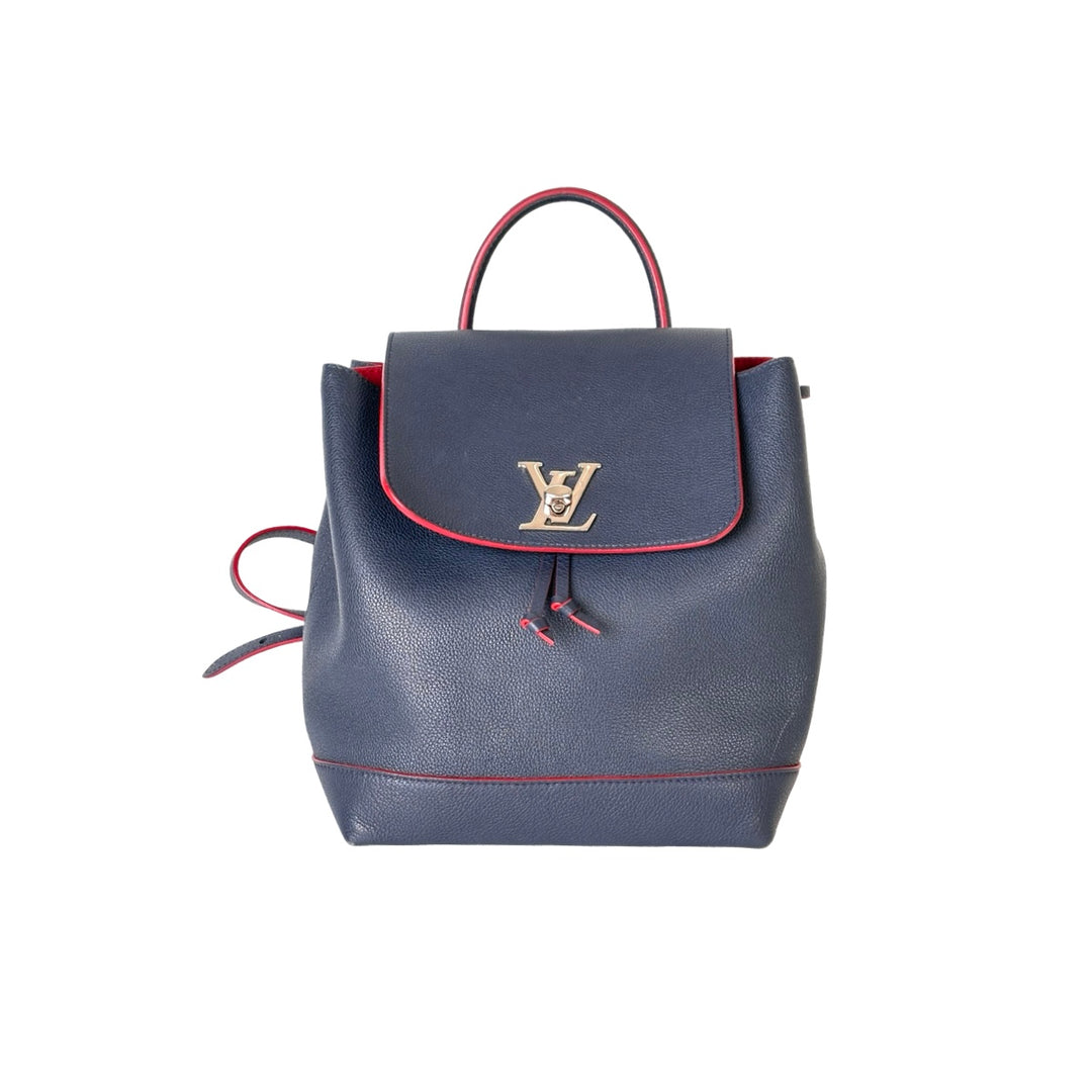 Louis Vuitton Lockme Navy Backpack Bag