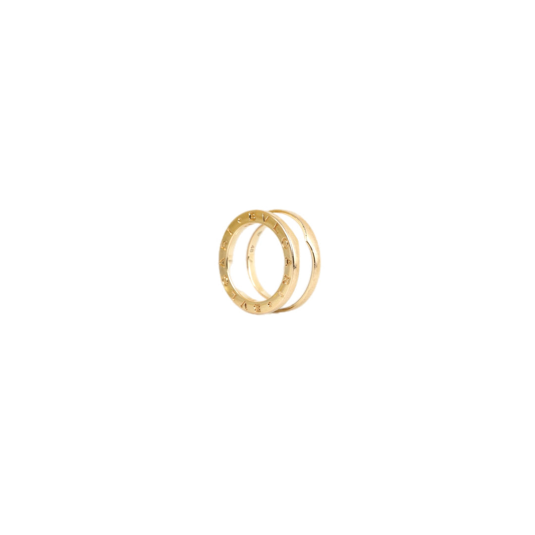 Bvlgari B Zero1 Ring Ceramic White 48#