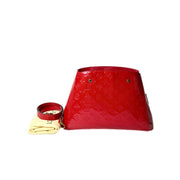 Louis Vuitton Montaigne MM Red Patent Leather