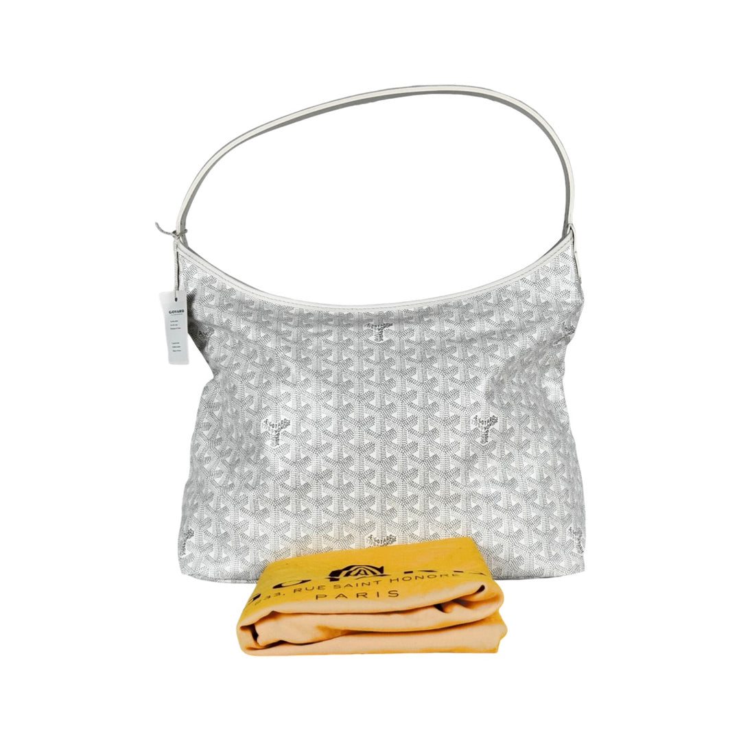 Goyard Boheme White Hobo Bag