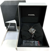 Chanel J12 Black Ceramic Watch with Diamonds Quartz 29MM - Jiaxyk