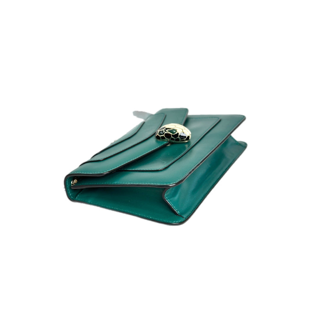 Bvlgari Serpenti Green Chain Bag