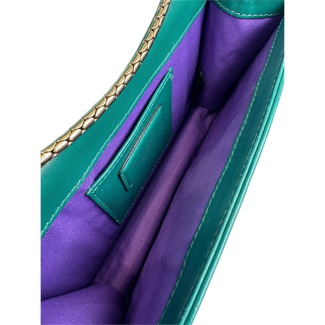 Bvlgari Serpenti Green Chain Bag
