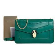 Bvlgari Serpenti Green Chain Bag