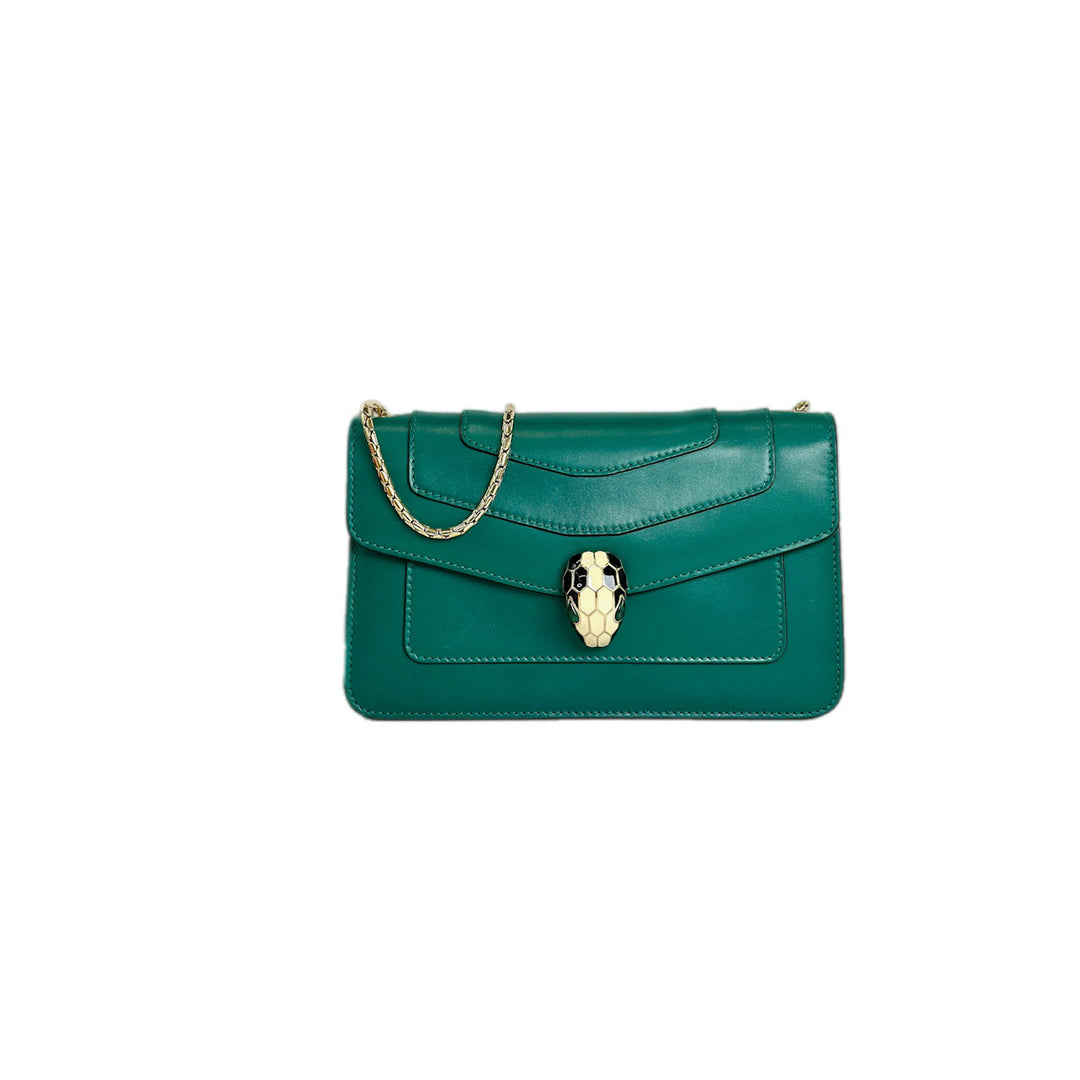 Bvlgari Serpenti Green Chain Bag