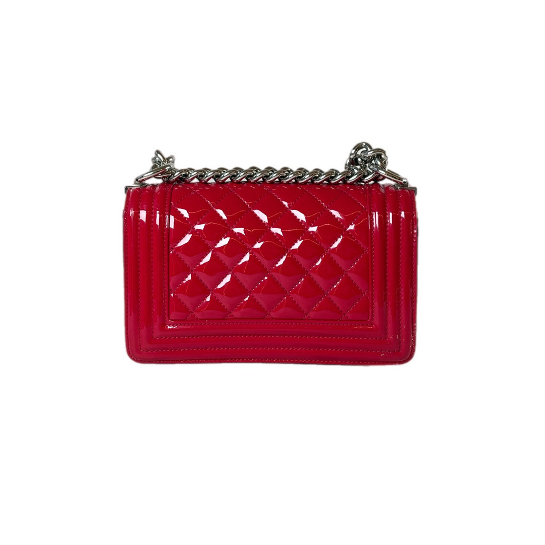 Chanel Leboy Patent Red Small Bag