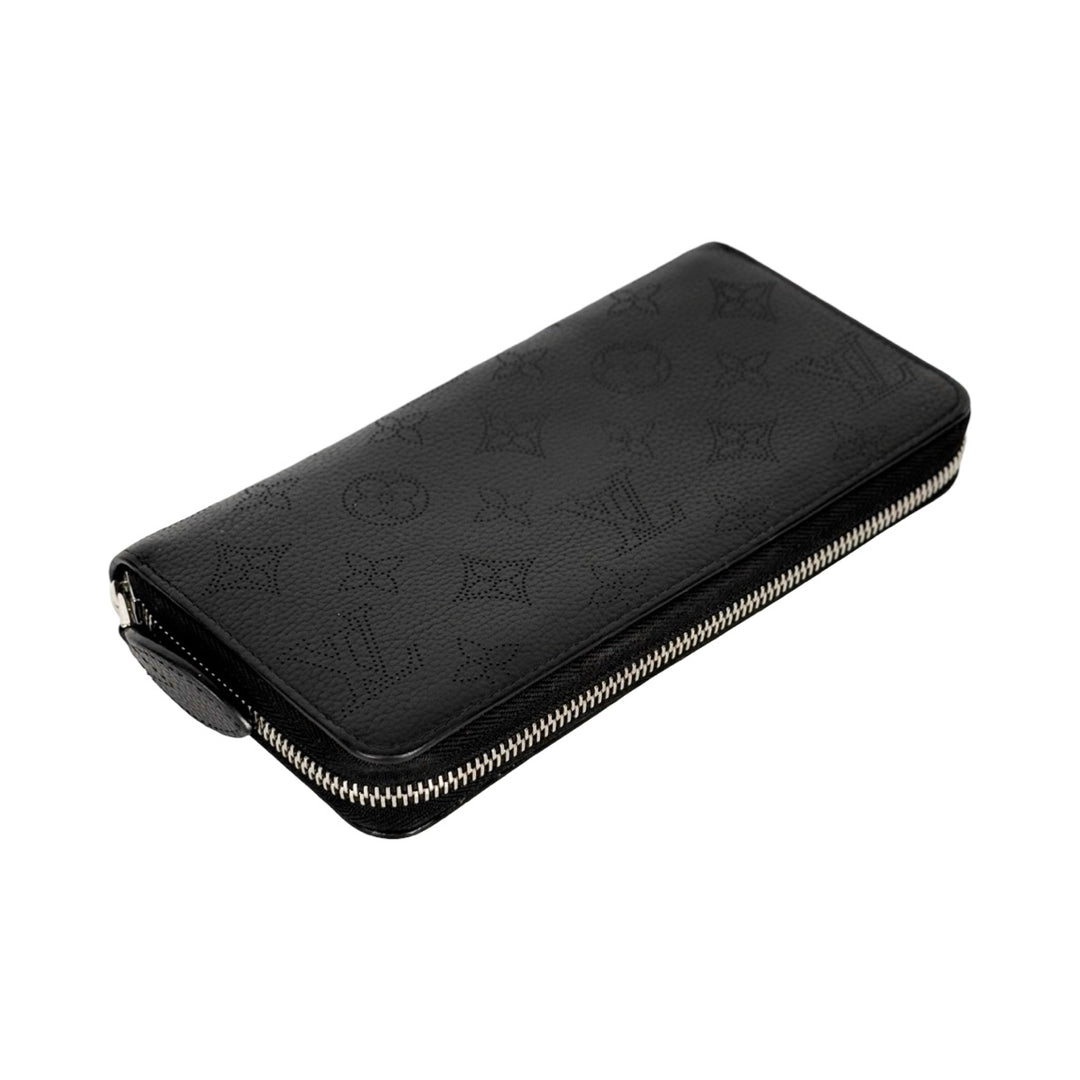 Louis Vuitton Black Long Zip Wallet