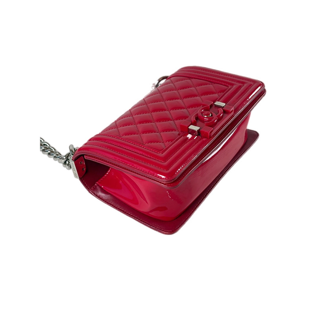 Chanel Leboy Patent Red Small Bag