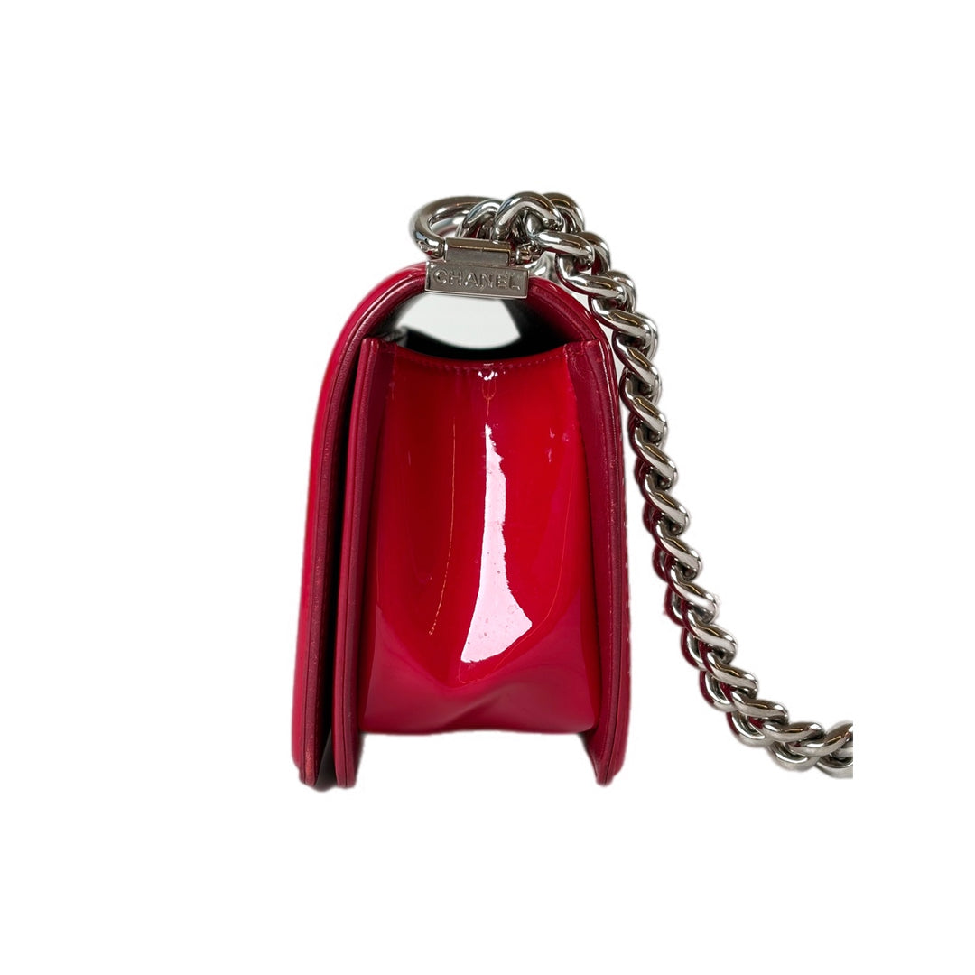 Chanel Leboy Patent Red Small Bag