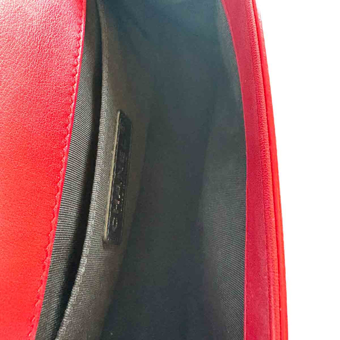 Chanel Leboy Patent Red Small Bag