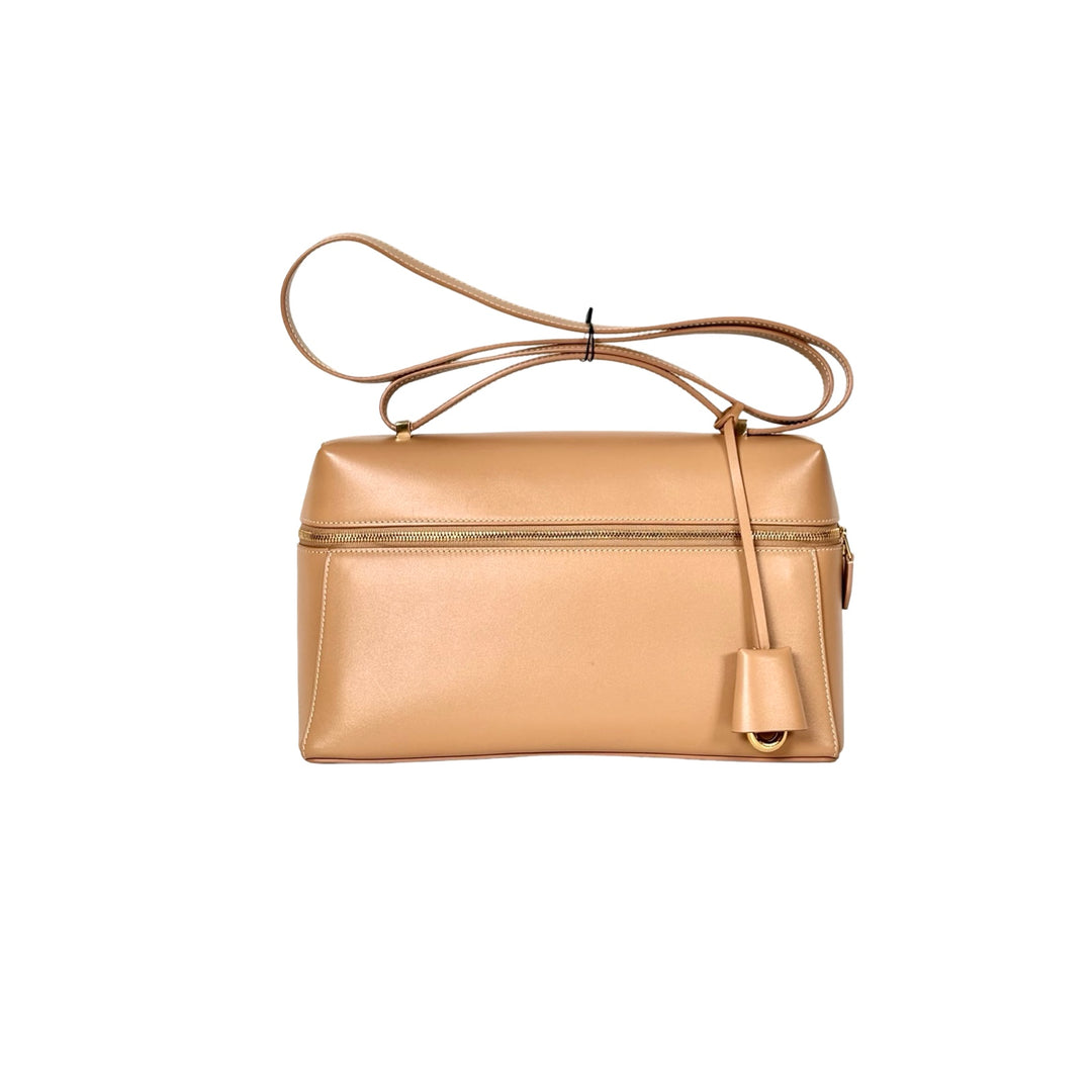 Loro Piana Saddle Calfskin Extra Bag L27 Beige Bignet