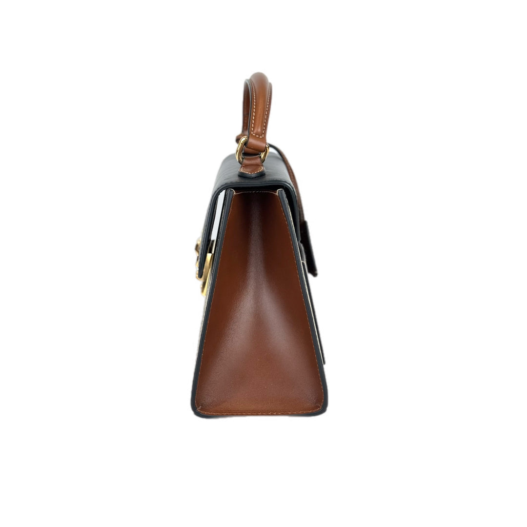 Gucci GG Supreme Padlock Bag With Top Handle