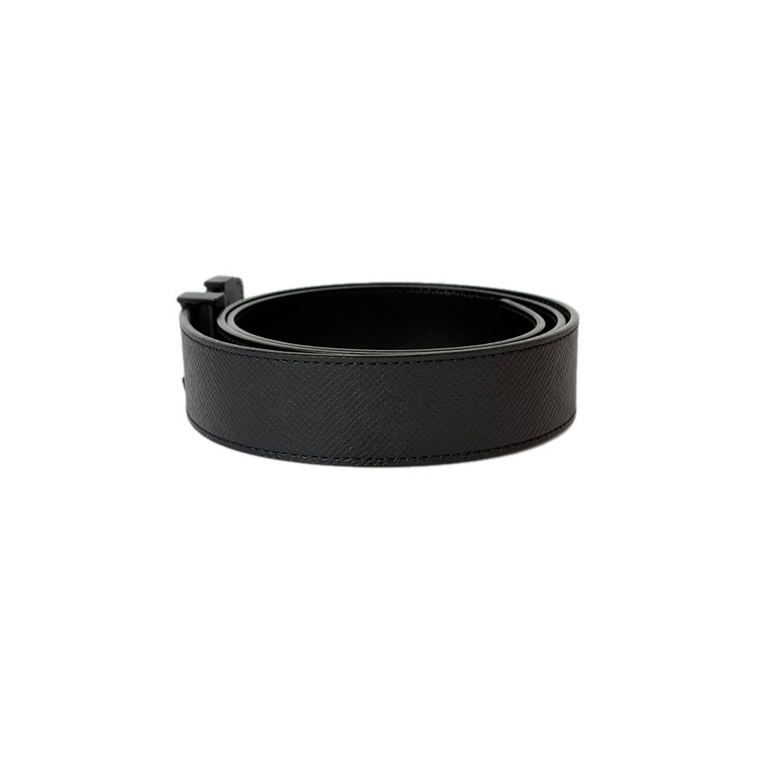 Louis Vuitton Black Buckle Belt #90