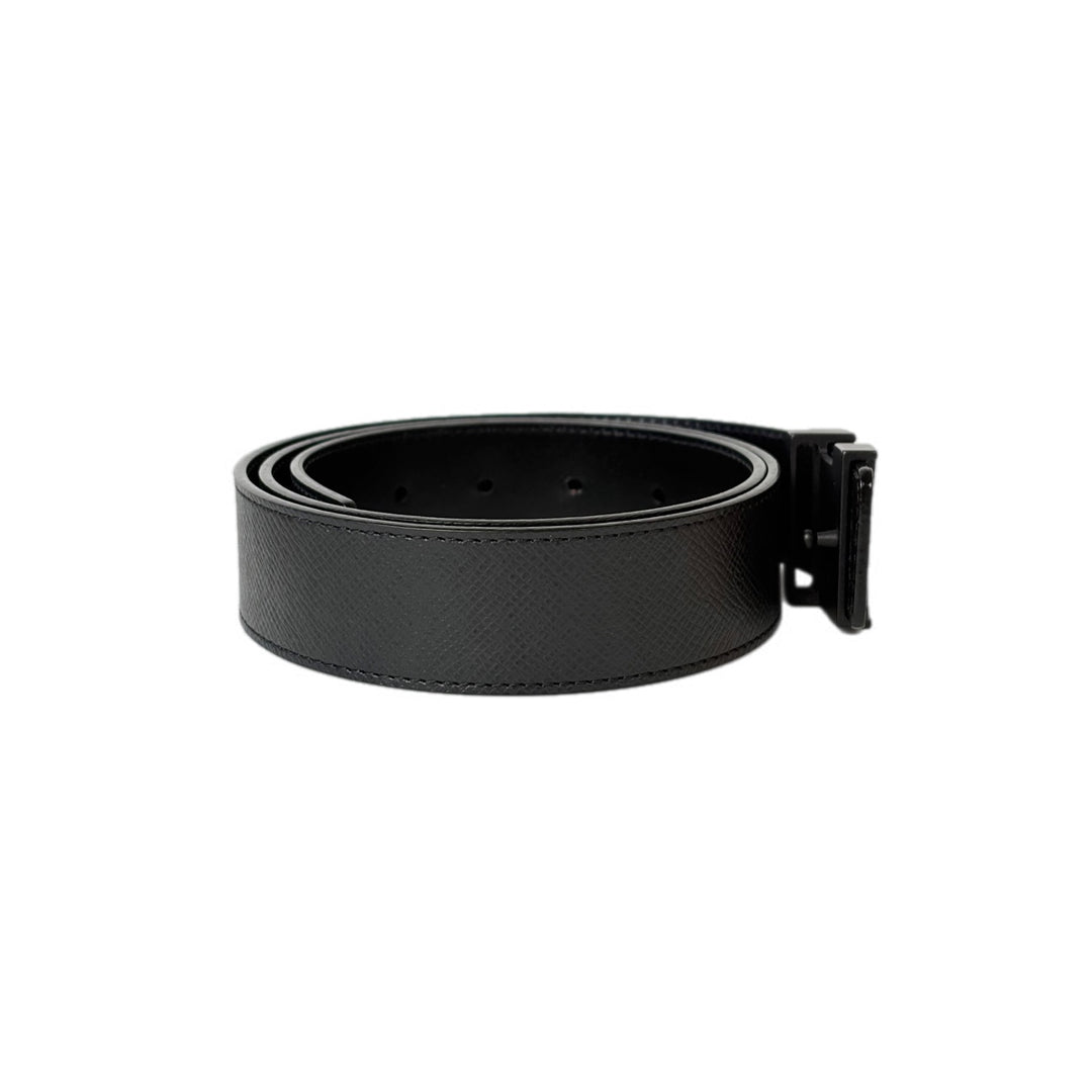 Louis Vuitton Black Buckle Belt #90