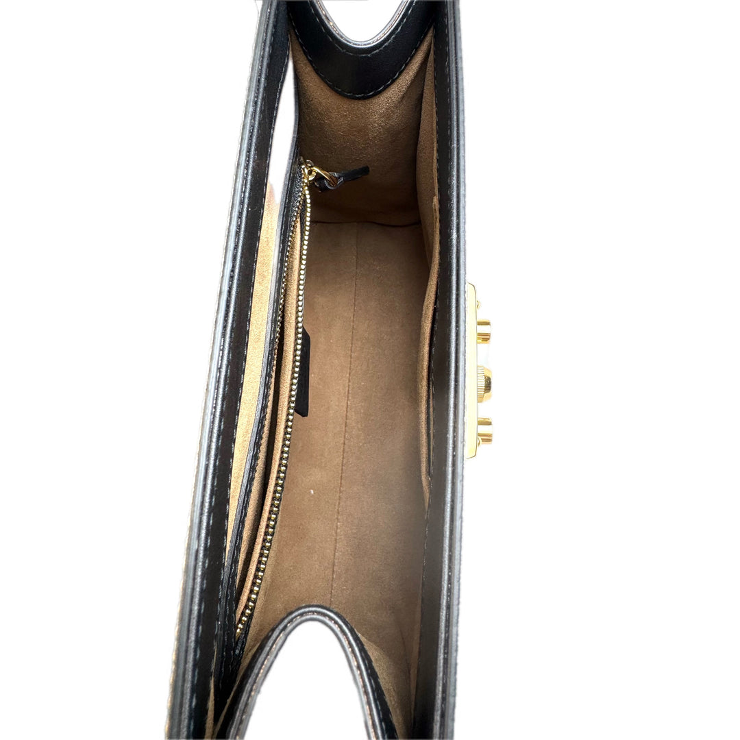 Gucci GG Supreme Padlock Bag With Top Handle