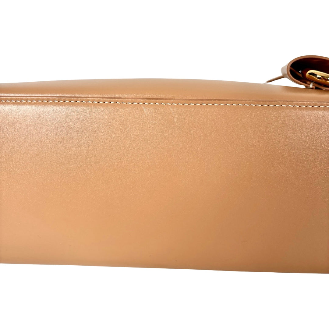 Loro Piana Saddle Calfskin Extra Bag L27 Beige Bignet