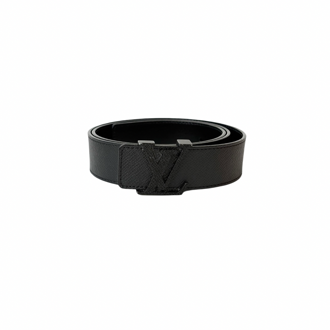 Louis Vuitton Black Buckle Belt #90