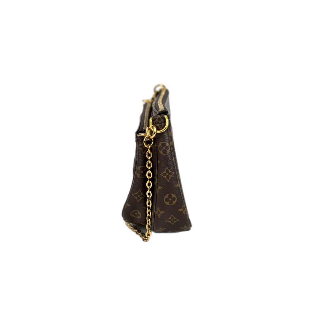 Louis Vuitton Pochette Accessoires Bag Multi Monogram Pink Strap