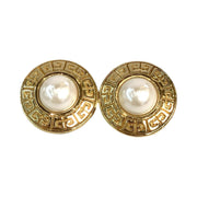 Givenchy Vintage Gold Pearl Earring Clip