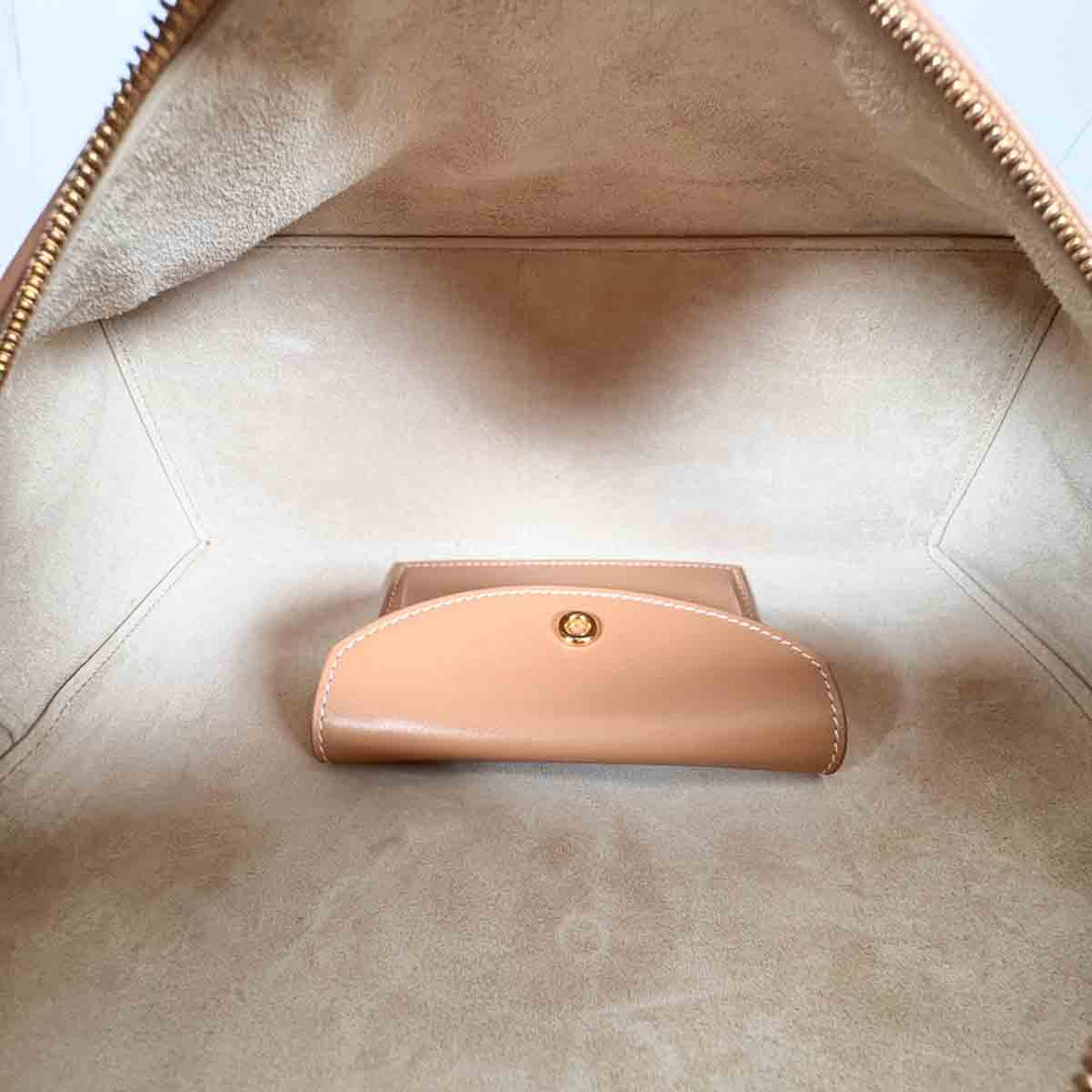Loro Piana Saddle Calfskin Extra Bag L27 Beige Bignet