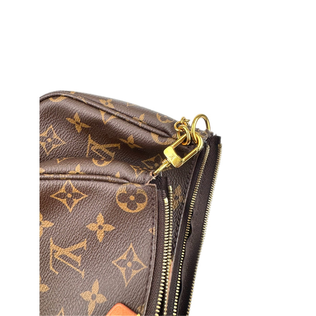 Louis Vuitton Pochette Accessoires Bag Multi Monogram Pink Strap