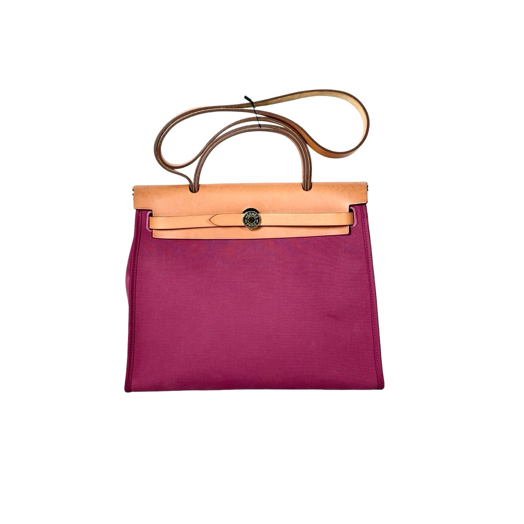 Hermes Herbag Zip 31 Rose Purple Bag