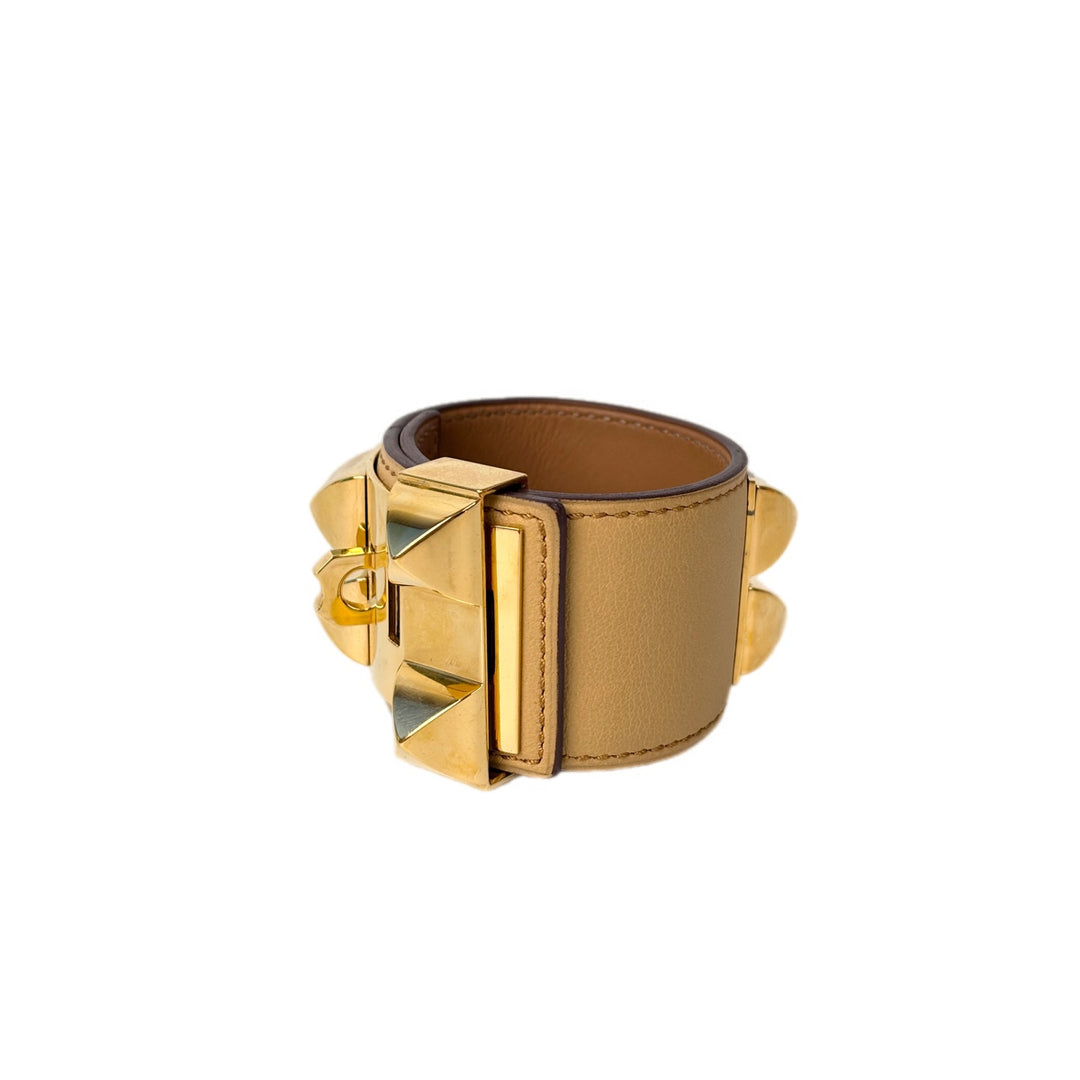 Hermes Yellow/Gold CDC Bracelet S