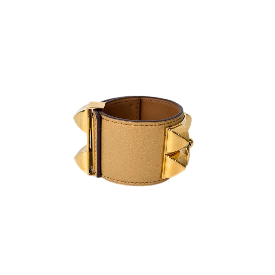 Hermes Yellow/Gold CDC Bracelet S