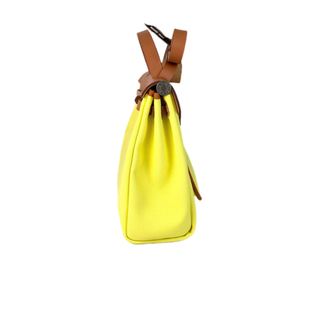 Hermes Herbag Zip 31 Yellow Bag